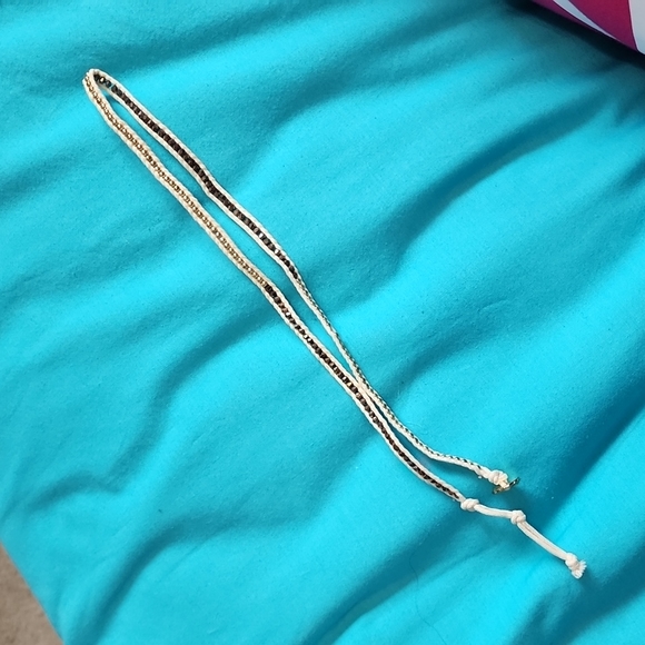 Handmade/Hand Crafted Bracelet/Necklace Cream/Gold/Bronze - Picture 7 of 8